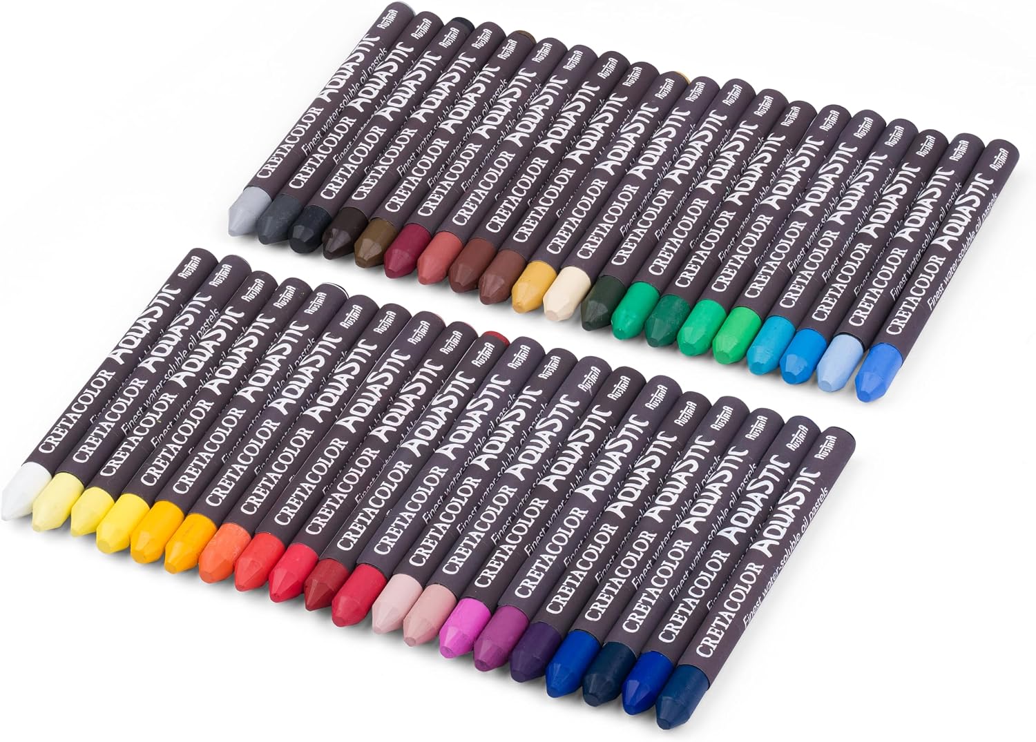 CRETACOLOR AquaStic Oil Pastel Set, 40-Color, Multi