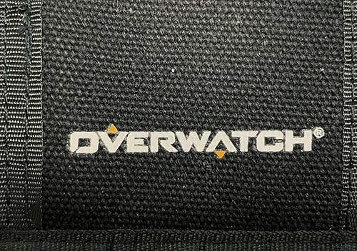 Miniatura 4 de Overwatch Canvas Tri-Fold Mens Wallet PVC Logo Design - Negro, Negro -, Tri-fold