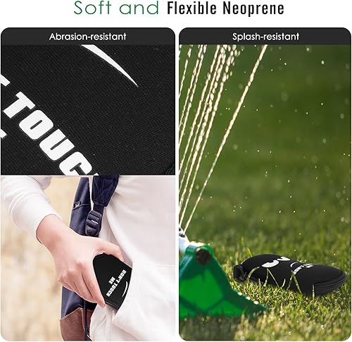 Miniatura 163 de MoKo - Estuche suave, ultra ligero, de neopreno, para lentes de sol, con cremallera y clip para cinturón