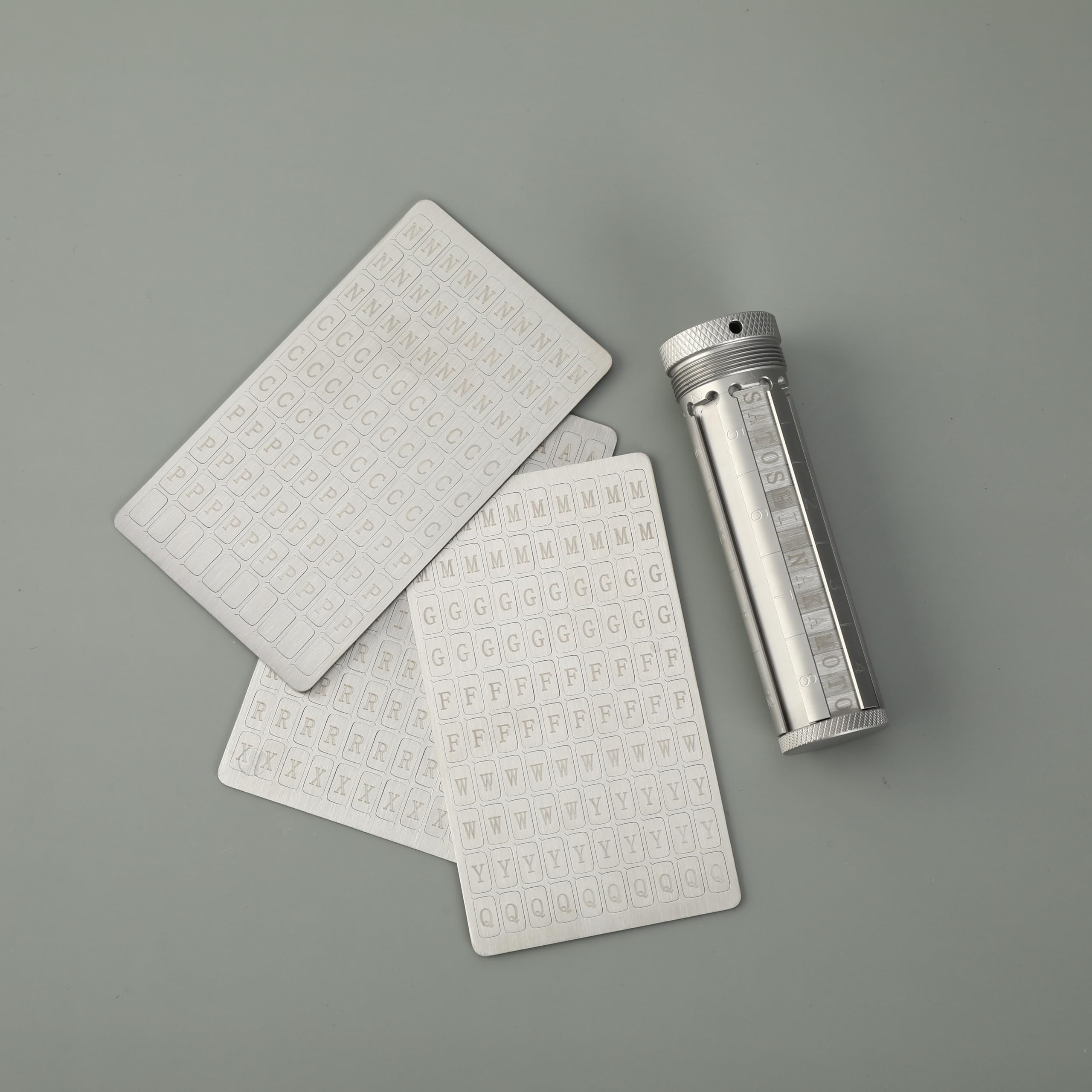 Cold Storage Crypto Wallet Crypto Seed Phrase Vault - 304 Stainless Steel  Capsule For 24-Word Wallet Backup (BIP39) Crypto Seed Phrases