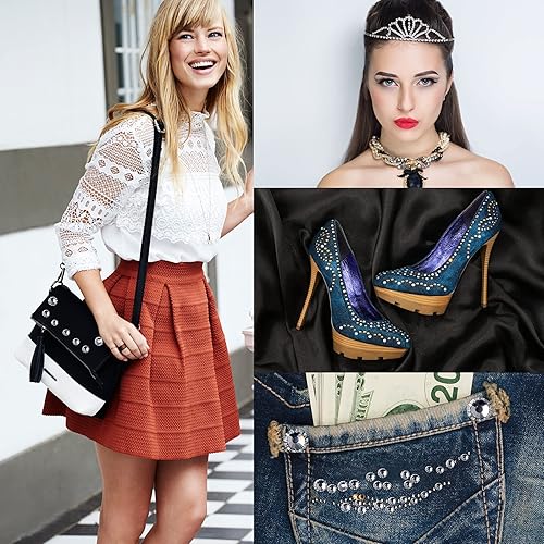 Miniatura 4 de jollin Hotfix vidrio AB Flatback Rhinestones