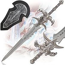 Swords and more Frostmourne Sword Replica, Lich King Frostmourne Sword Replica 106 cm, World of Warcraft, Gaming Decoration, Metal Sword for Wow Cosplay, Decorative Sword & Gamer Gift