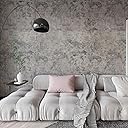 BAYYA Concrete Wallpaper Peel and Stick Grey Cement Contact Paper Industrial Style Self Adhesive Waterproof Removable Decorative Wall Covering Vinyl Film Furniture Stickers for Floor Wall Cabinets