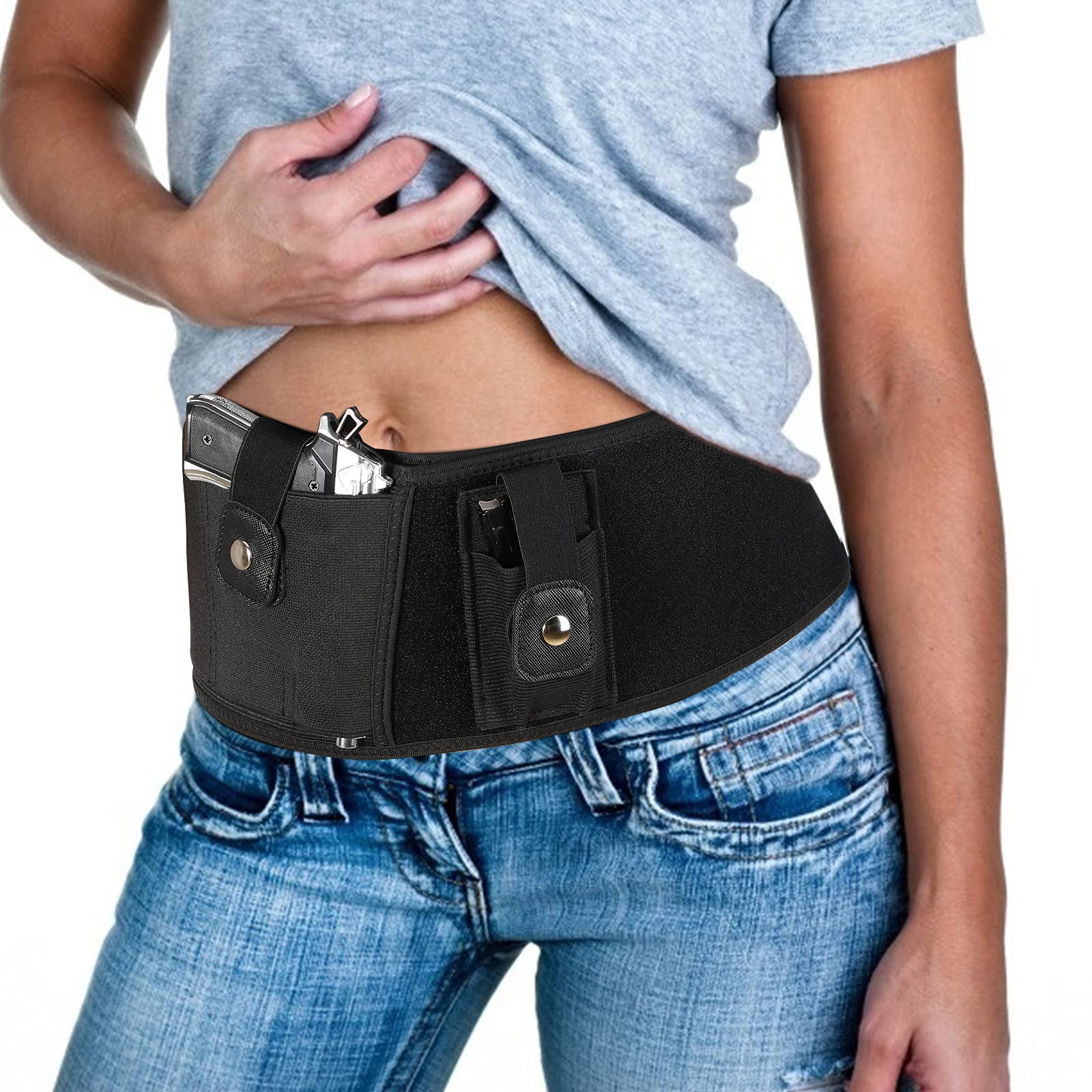 Rhino Valley Belly Band Holster For Concealed Carry Right Hand