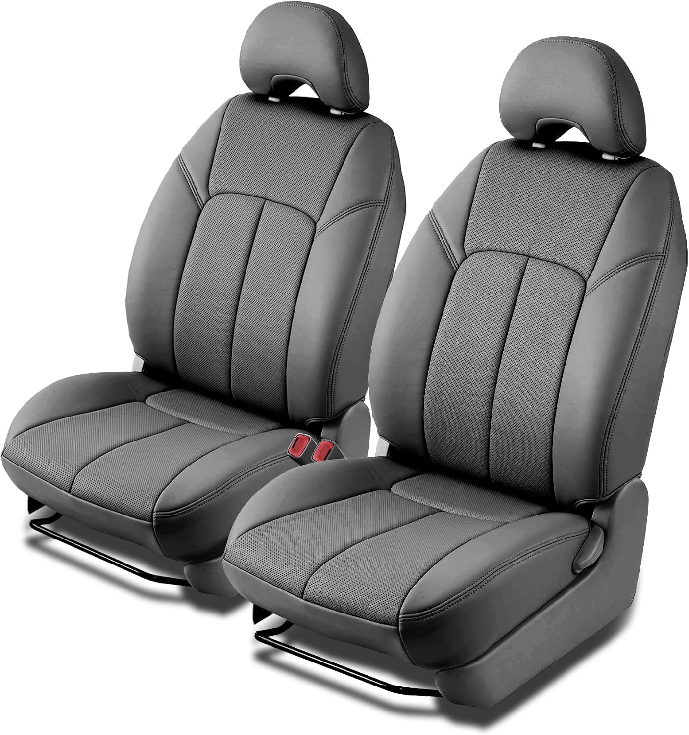 Clazzio 2007-2013 Chevrolet Silverado Front only Without Under Storage Leather Seat Cover
