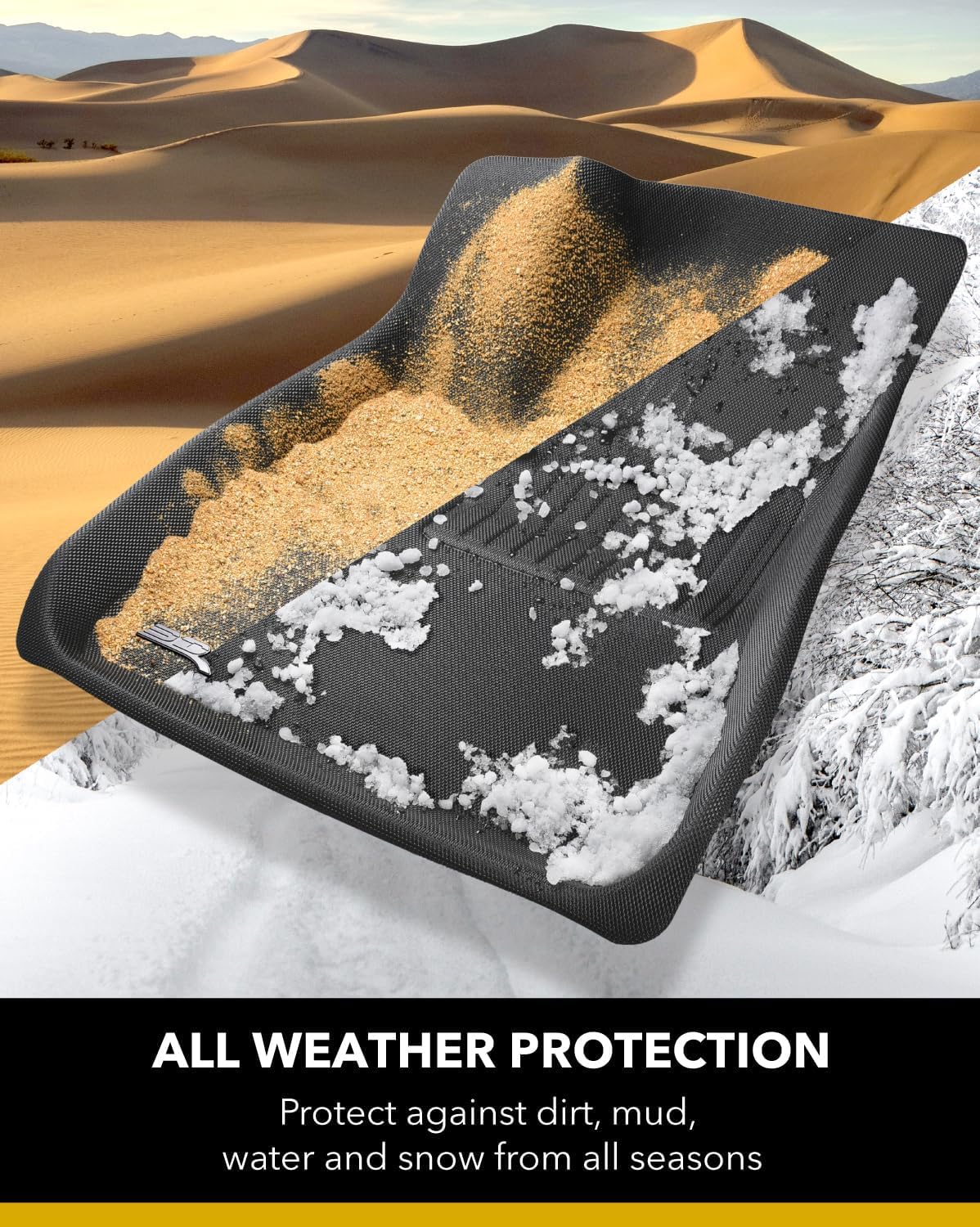 3D MAXpider Custom Fit Kagu Floor Mat Black Compatible with Tesla Model Y Juniper 2026 - Full Set — view 7