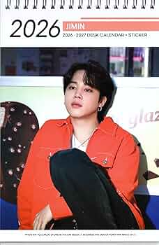 Amazon.co.jp: Jimin Tabletop Calendar (Photo Album Calendar) 2025