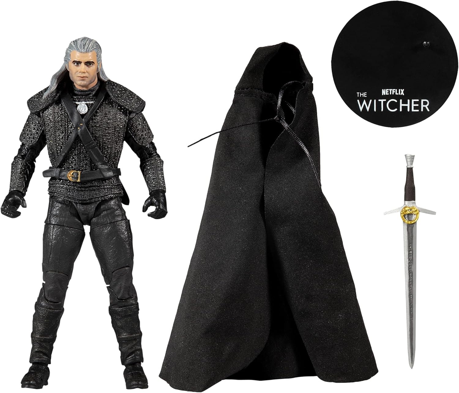 McFarlane Toys Netflix The Witcher Geralt of Rivia (Season 2) 7" Action Figure with Accessories
