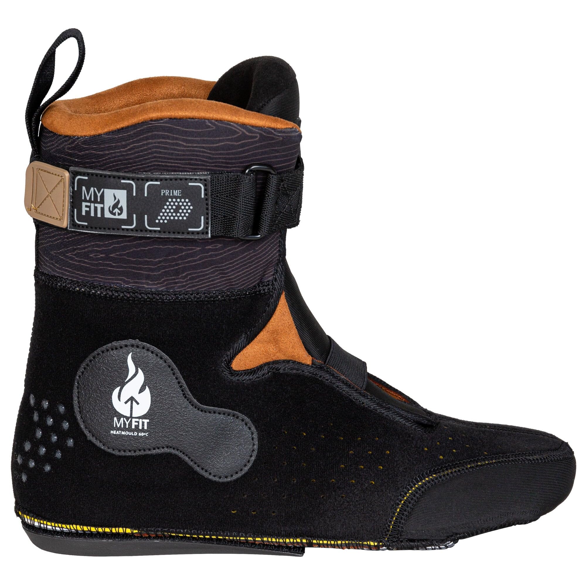 Powerslide SUV Inline Skate Next Edge 150 Brown für Off-Road und Training - 150mm Luftreifen und MYFIT Prime Liner, Inliner für Damen und Herren