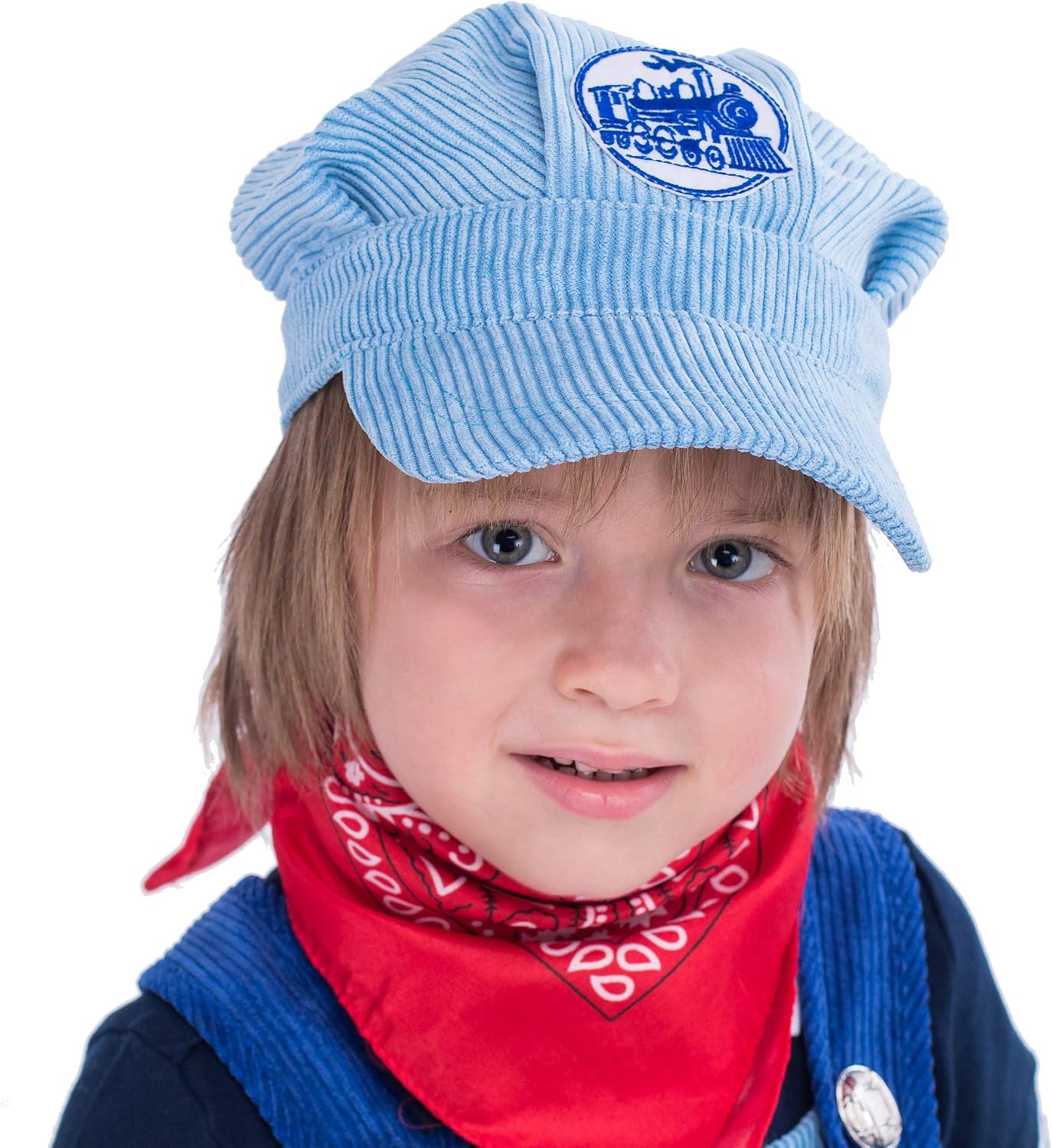 Spooktacular Creations Train Engineer Costume Deluxe Set for Kids Halloween Party Dress Up, Roleplay and Cosplay