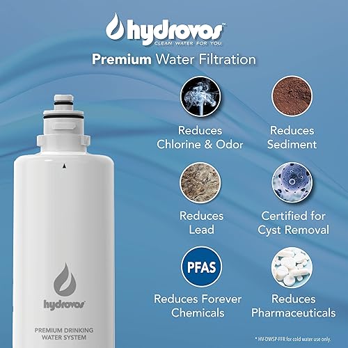 Miniatura 2 de Filtro de agua de repuesto para debajo del fregadero, certificado IAPMO que reduce PFOA, PFAS, microplásticos, plomo, quistes, productos