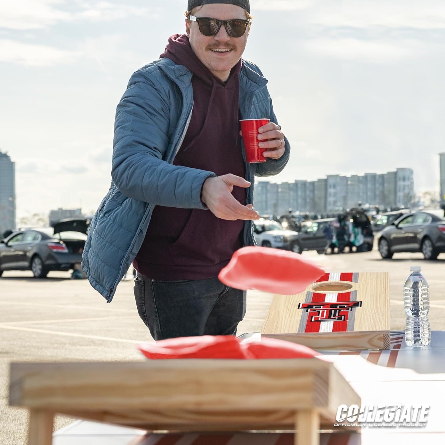 Wild Sports 1' x 2' Travel Size Set with Direct Print HD Team Graphics – Great Gift for Any Sports Fan! Bean Bag Toss Family Games for Outdoor Play