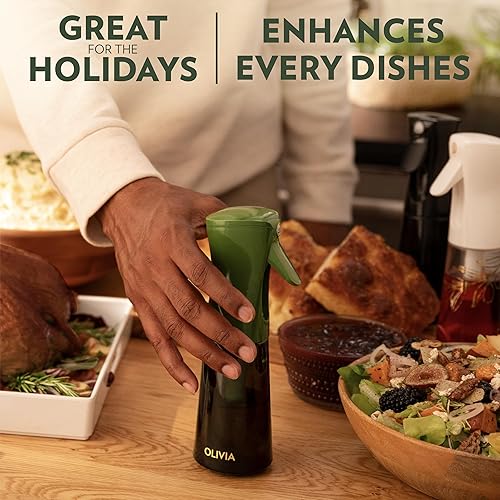 Miniatura 3 de FLAIROSOL OLIVIA Vaporizador de aceite de oliva para cocinar, vaporizador de aceite de oliva de vidrio de 200ml, vaporización continua de cocina con