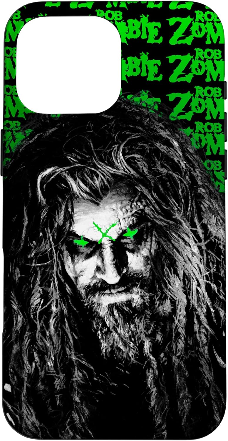 Rob Zombie Hellbilly Neon Green Case for iPhone 14 Pro Max