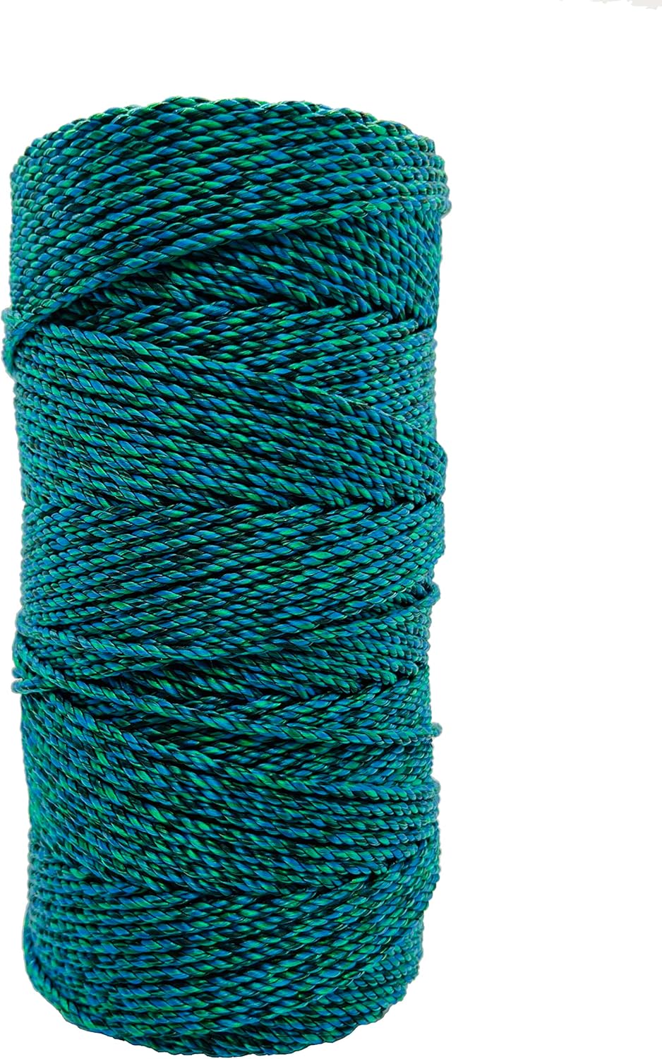 Twine by Design #36 3-Strand Twisted Rosary Twine - Excellent Quality Twine for Crafts, DIY Projects, Rosaries (Teal)