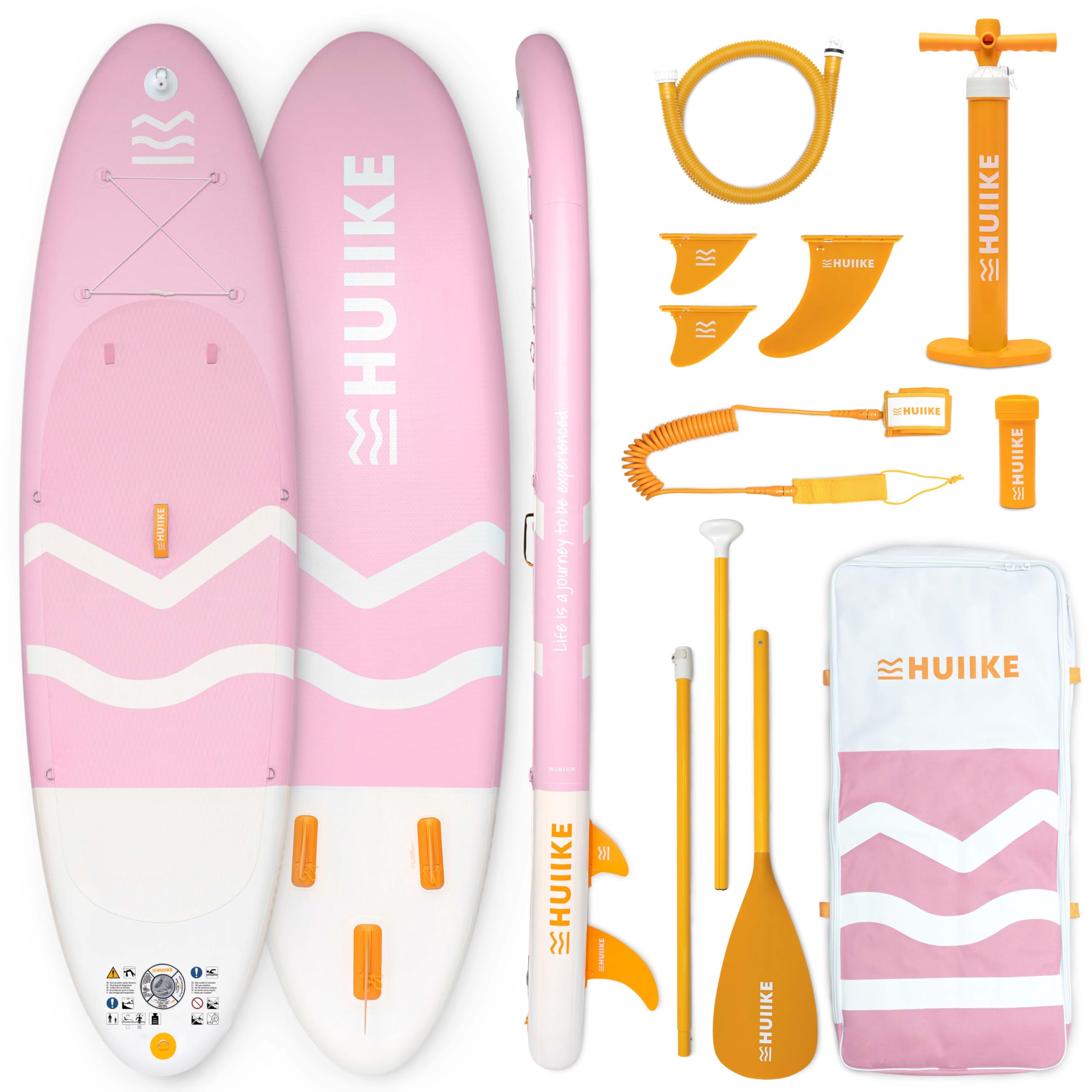 Tavola Sup Gonfiabile Adulti con Accessori Premium - HUIIKE | Stand Up Paddle Board Gonfiabile con Grande Stabilità | Tavola da Sup | Tavole Gonfiabili 2 Posti