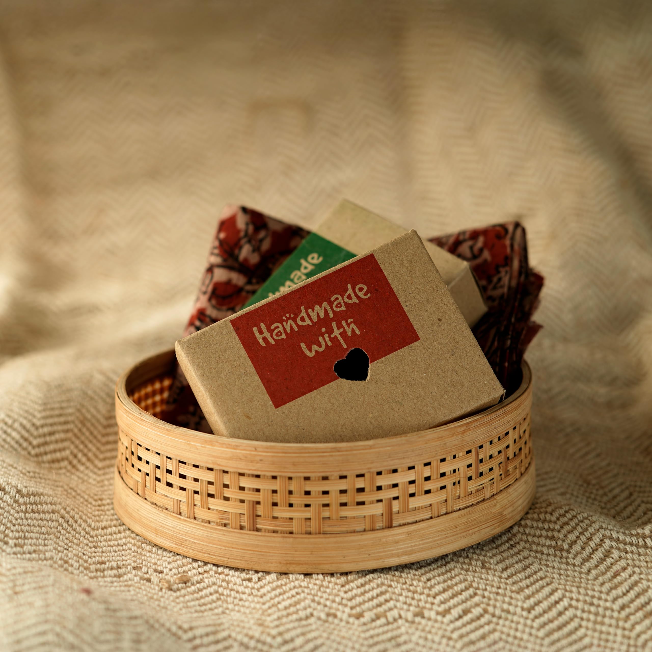 Alpana Handmade With Love Cut Box 9X6.5X3 cm, Handmade Eco-Conscious Retail Packaging (Pack Of 50)-image-22
