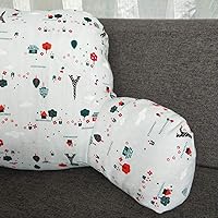 Vista 67 de Bohemian Printed Reading Pillow with Support Arms Soft Bed Rest Pillows Back Support Cushion for Kids Reading Watching TV Sitting Up in Bed Whale