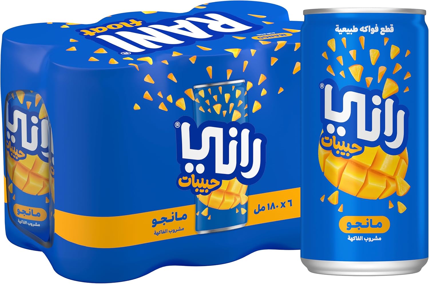 Top | Rani Float Mango, No Added Sugar, 100% Fruit Juice, 180ml 2026