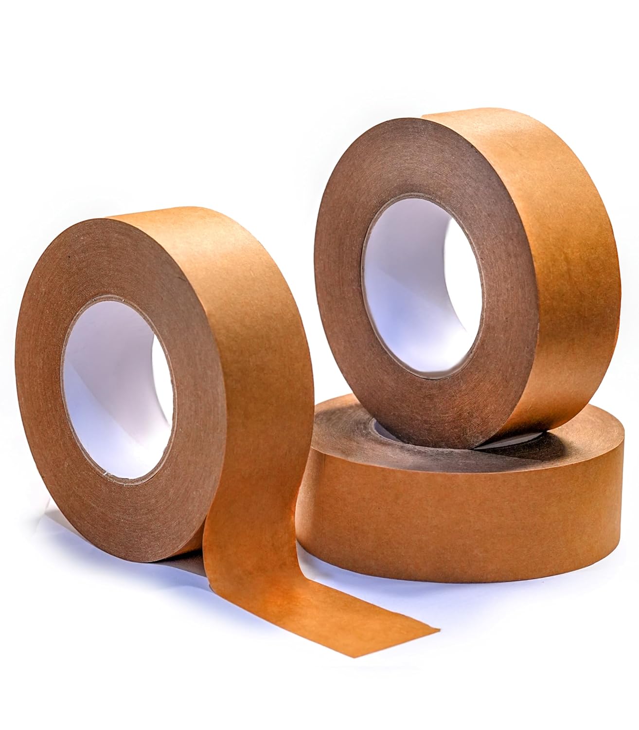Rams Kraft Paper Packing Tape, Pack of 3, 1.88 Inch X 110 Yards (100 Metre / 328 Feet Per Roll) Total 330 Yards / 984 Feet, Big Roll for Shipping, Moving, Packing & Sealing