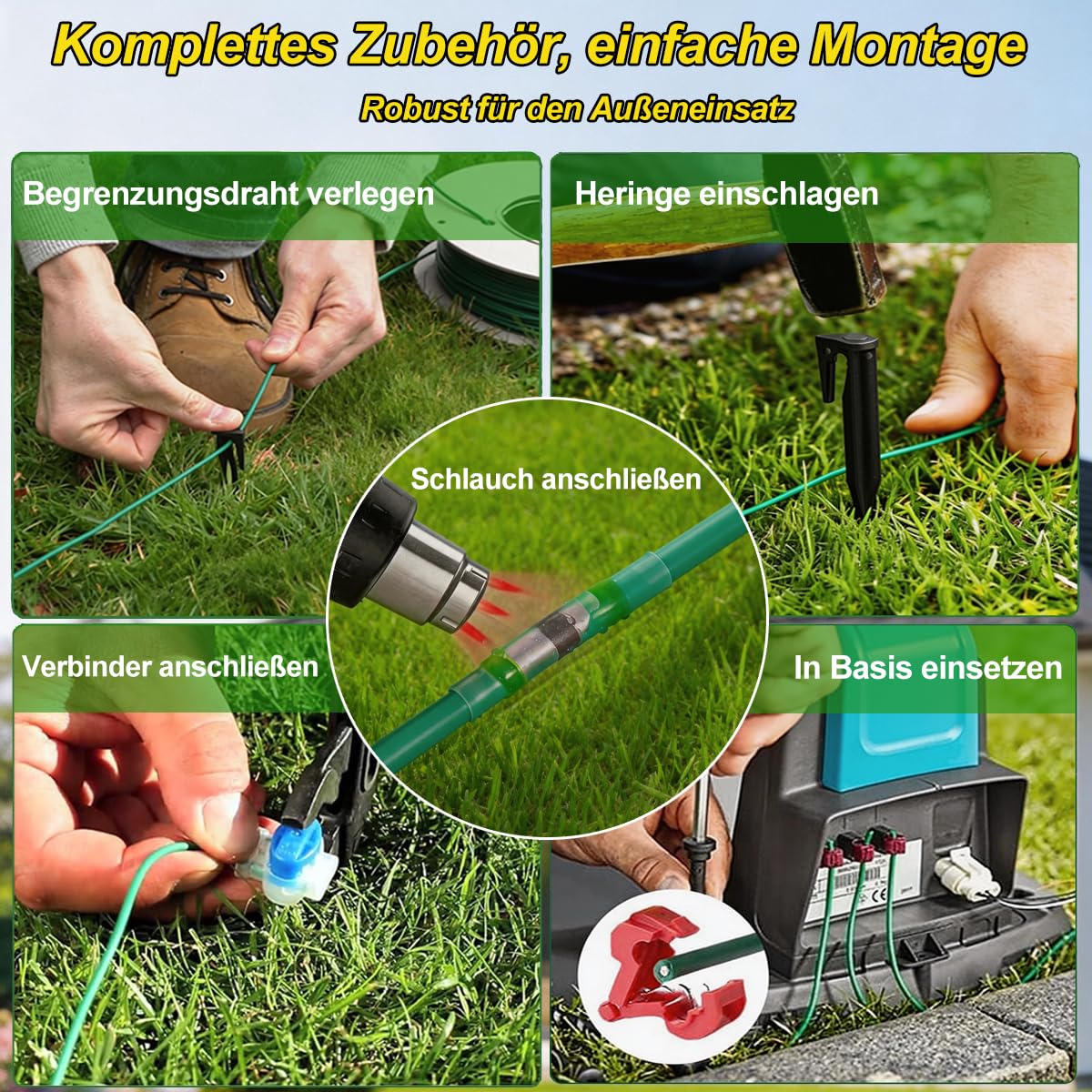 Boundary Cable Installation Set for Robotic Lawnmower (Set M(150 M+100+10+10+5))