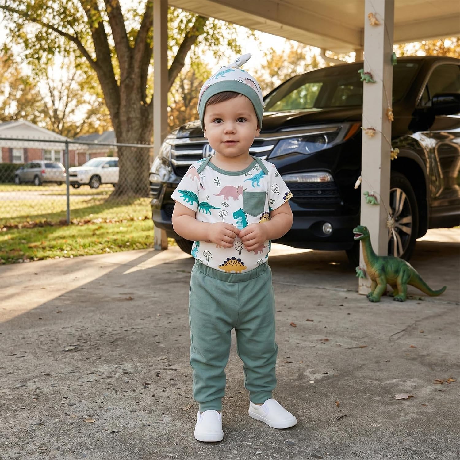 Baby Boy Fall Clothes Cute Long Sleeve Romper Pants Hat 3Pcs Set | Newborn Baby Boy Fall Outfit Long Sleeve Romper Camouflage Pants Set Hat 3 Pieces Clothes Set 0-18 Months
