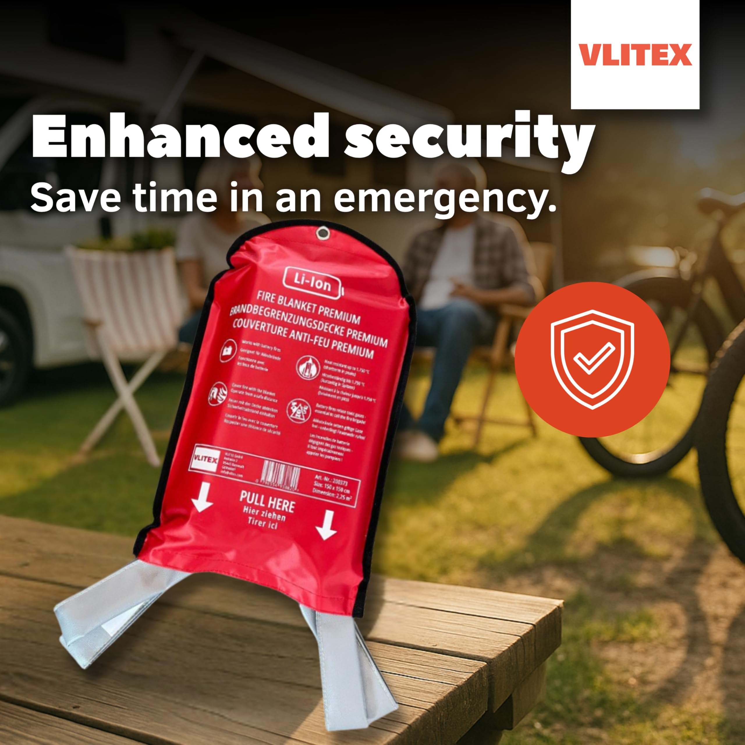 VLITEX Manta de limitación de Incendios de 1,5 x 1,5 m, para Destornillador inalámbrico, Robot Aspirador de teléfono móvil, Manta ignífuga, Manta ignífuga, para la preven