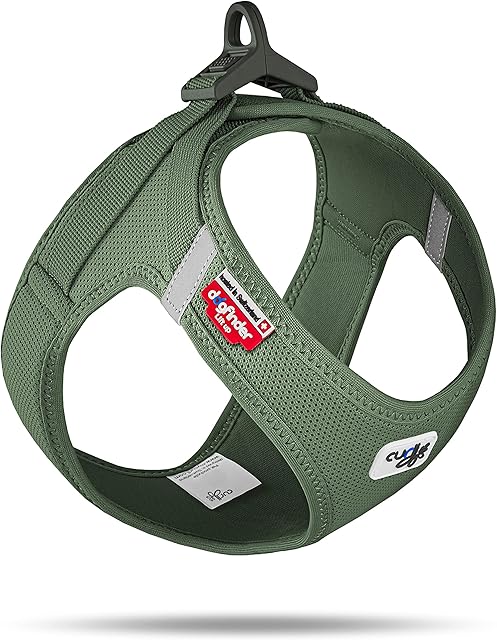 Vest Harness Curli Clasp Air-Mesh Moss XS