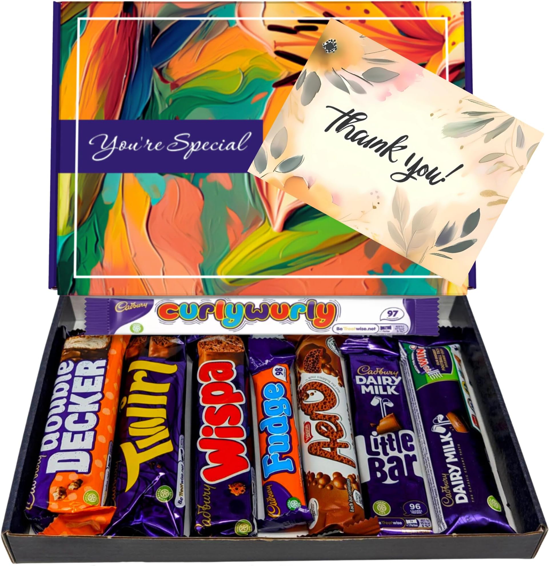Chocolate Gift Box - Letterbox Hamper - For Kids - Him and Her (Thank You - Luxury)