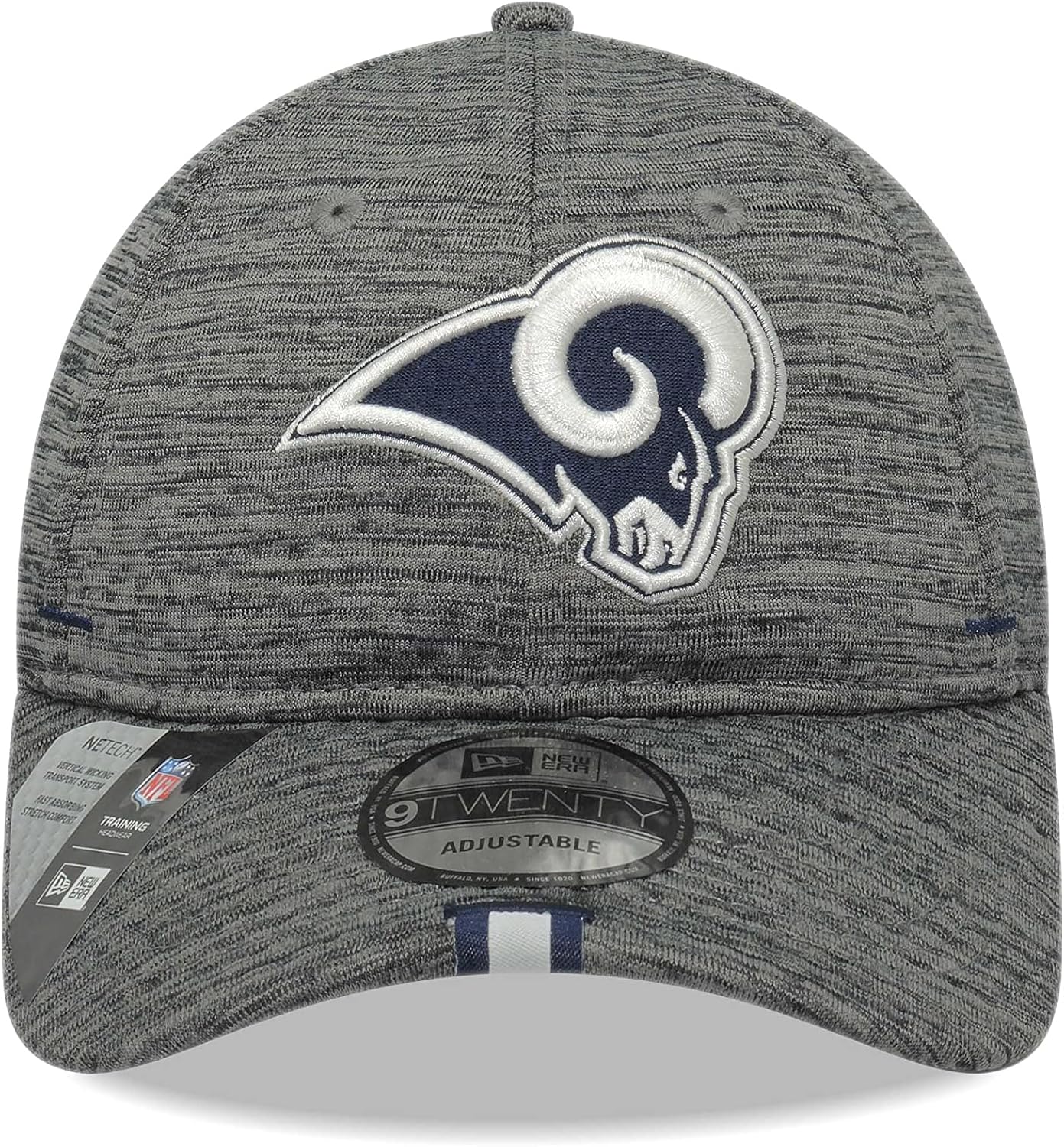 New Era Authentic Exclusive Rams Los Angeles St. Louis 9Fifty Snapback /9Twenty/MVP/9Forty Adjustable Hat - OSFM (Graphite Onfield Buckle Closure Packable Dad hat), Black : Sports & Outdoors