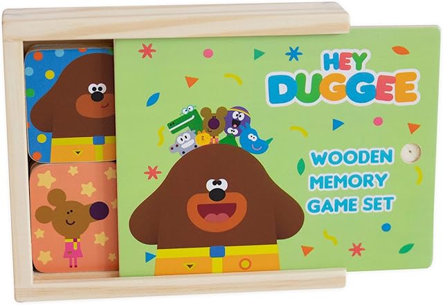Hey Duggee 1079 Wooden Memory Match Game, Age 2 Years+