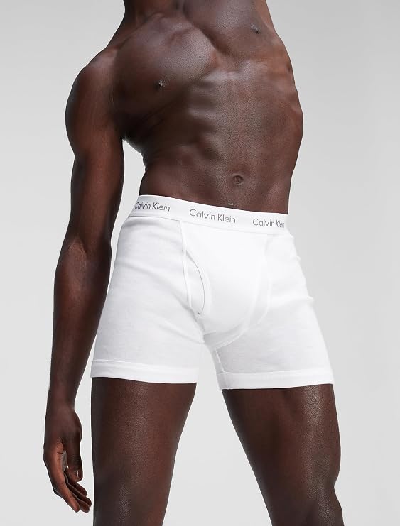 Calvin Klein Men's Cotton Classics Multipack Boxer Briefs (Pack of 5)