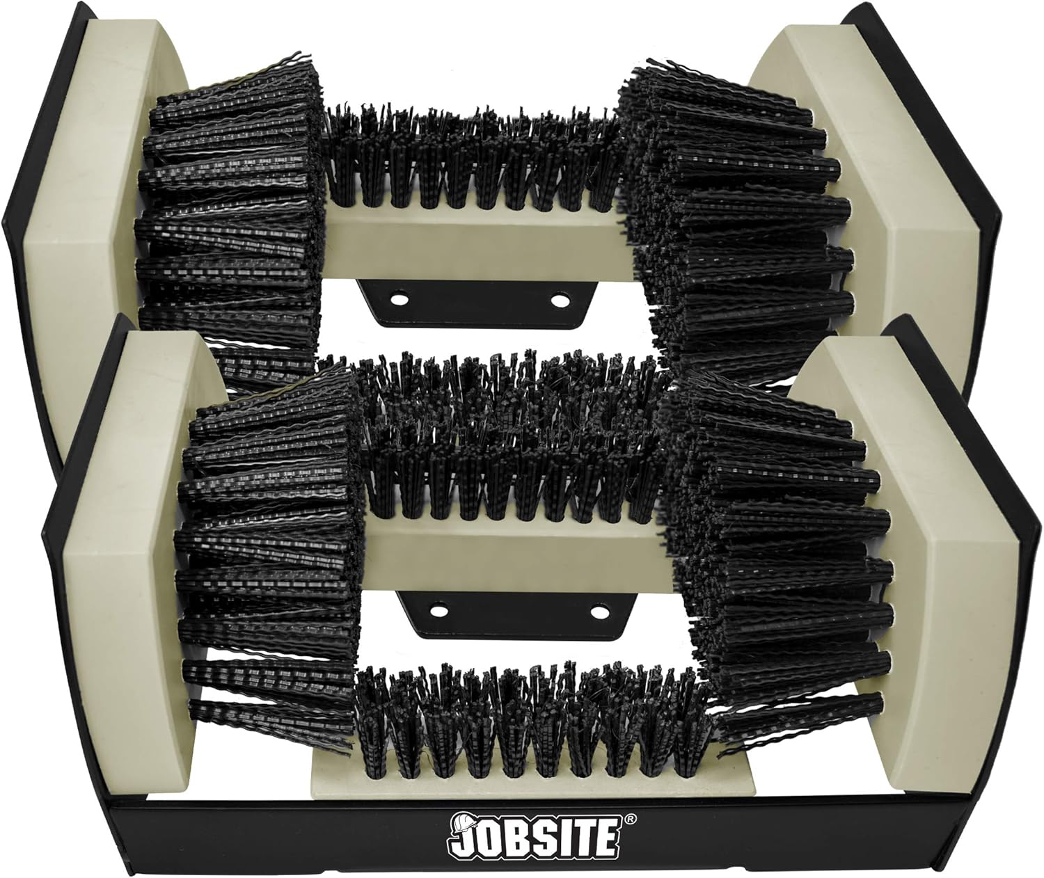 JobSite The Original Scrubber - Limpiador de zapatos industrial para todo tipo de clima y cepillo raspador