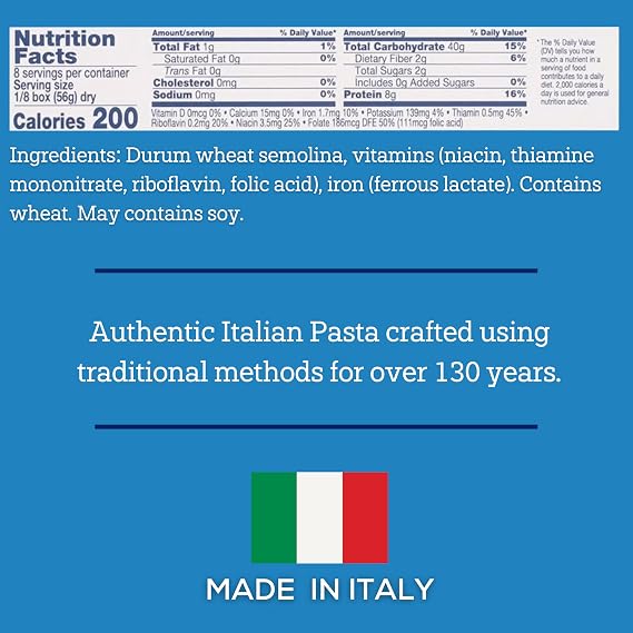 De Cecco Spaghetti No. 12 Pasta, 16 Oz (Pack of 5), Authentic, Slow Dried, Made with Durum Wheat, Versatile Pasta for Sauces & Recipes, Made in Italy