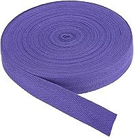 Vista 214 de PATIKIL Cinta de sarga de algodón de 1 pulgada, 50 yardas, cinta de algodón, cinta de encuadernación al bies, cinta de espiga para costura, Verde