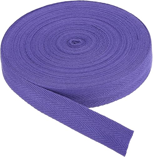 Vista 214 de PATIKIL Cinta de Sarga de Algodón de 3/4 Pulgada 50 Yardas Cinta de Algodón Cinta al Bies de Encuadernación Ribete de Cinta de Espiga para Costura