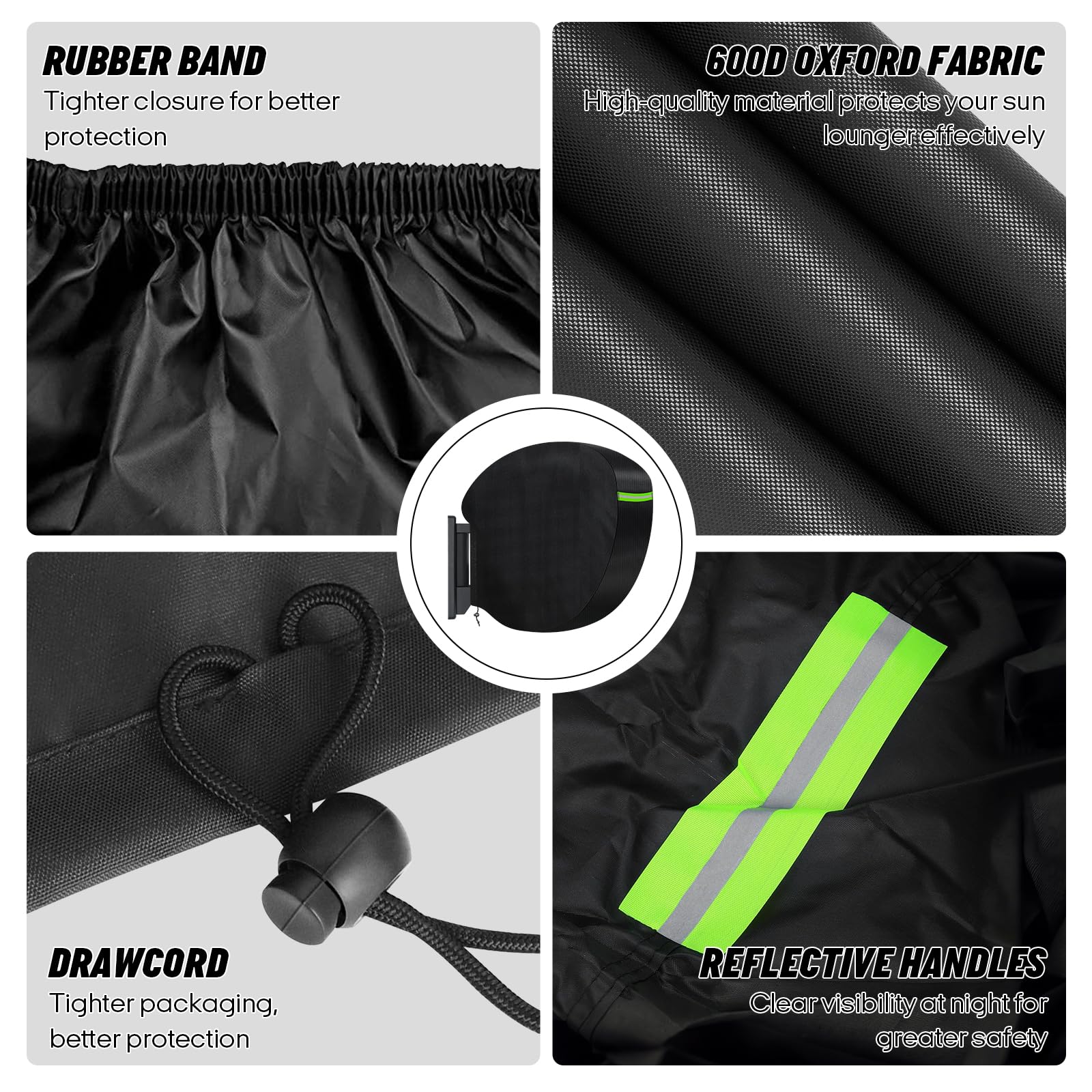 Hozelock 2595 0000 Enrouleur de tuyau d'arrosage 600D Oxford | Revêtement imperméable en polyuréthane, 55 x 55 cm