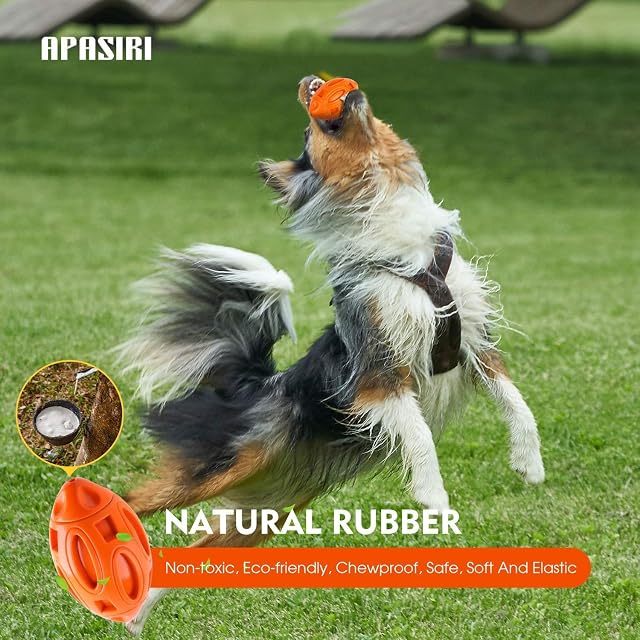 Foto 4 de 8 de Juguetes para masticar perros Juguete chirriante para masticadores agresivos Bola Indestructible para perros…