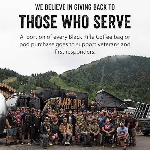 Miniatura 5 de Black Rifle - Café CAF (cápsulas de café tostado medio, 2 veces más cafeína, 32 porciones), cápsulas de una sola porción, granos 100% colombianos