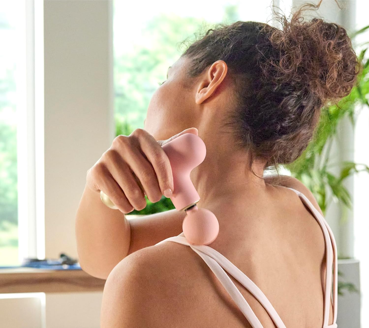 Sharper Image Powerboost Mini Deep Tissue Massage Gun, Powerful & Compact image 3