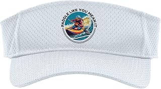 Kayaks Kayaker Rafting-Paddle White-Water-Boating Kayaking Sport Sun Visor