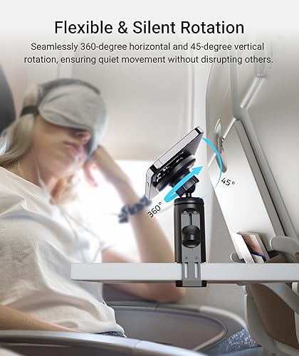 Miniatura 7 de Syntech Soporte magnético 2 en 1 para teléfono con abrazadera, universal en vuelo, manos libres, compatible con MagSafe, iPhone 15 Pro Max 14 13 12,