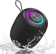 oraolo Portable Bluetooth Speaker, 15W Powerful Bluetooth Speaker for Shower, IPX7, Bluetooth 5.3, Extra Active Bass, Hands-free Calling for Home, Outdoor, Shower