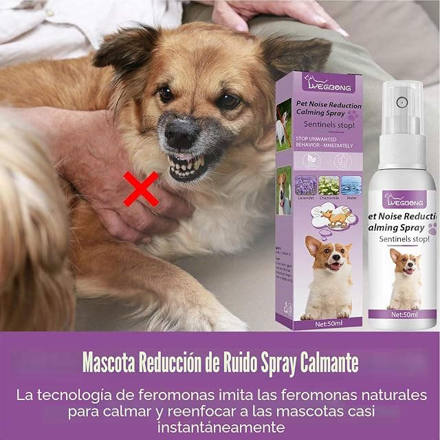 Foto 3 de 8 de LINGJIONG 2 Unidades de Spray calmante de feromonas para Perros