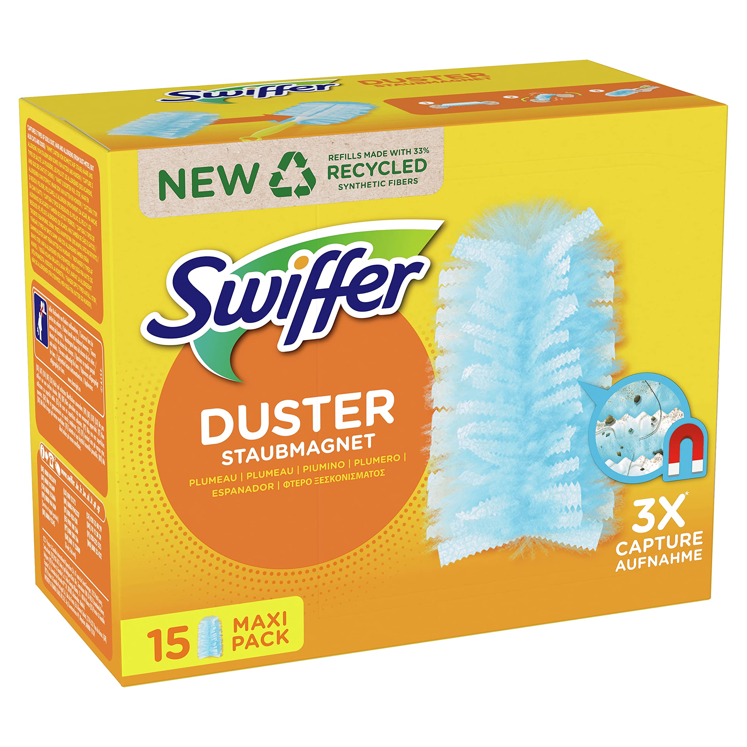 Swiffer Catches and holds dust removal refills x 15