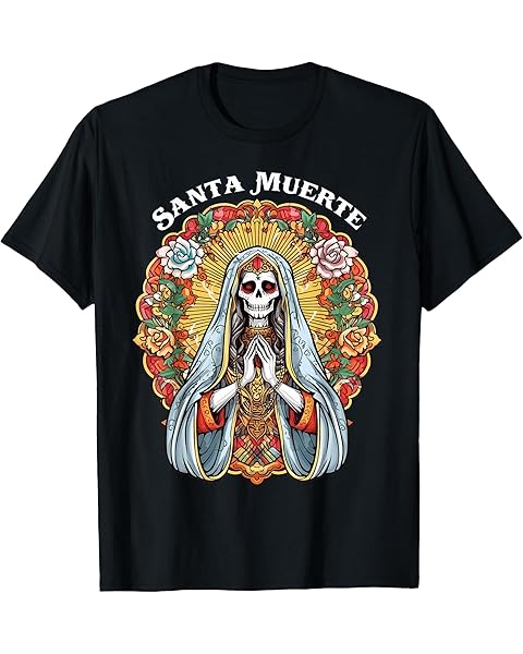Santa Muerte Mosaic Aesthetic, La Santa Muerte T-Shirt