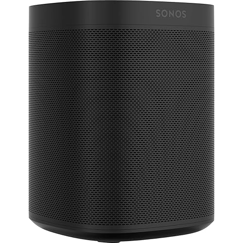 Sonos One SL - The Powerful Microphone-Free Speaker for Music and More - Black (Renewed)