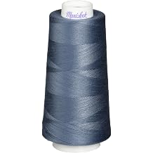 American & Efird Maxi-Lock Cone, 3000-Yard, Miniature Blue Thread, 9000 Foot, 4.75 x 2.25 x 2.25