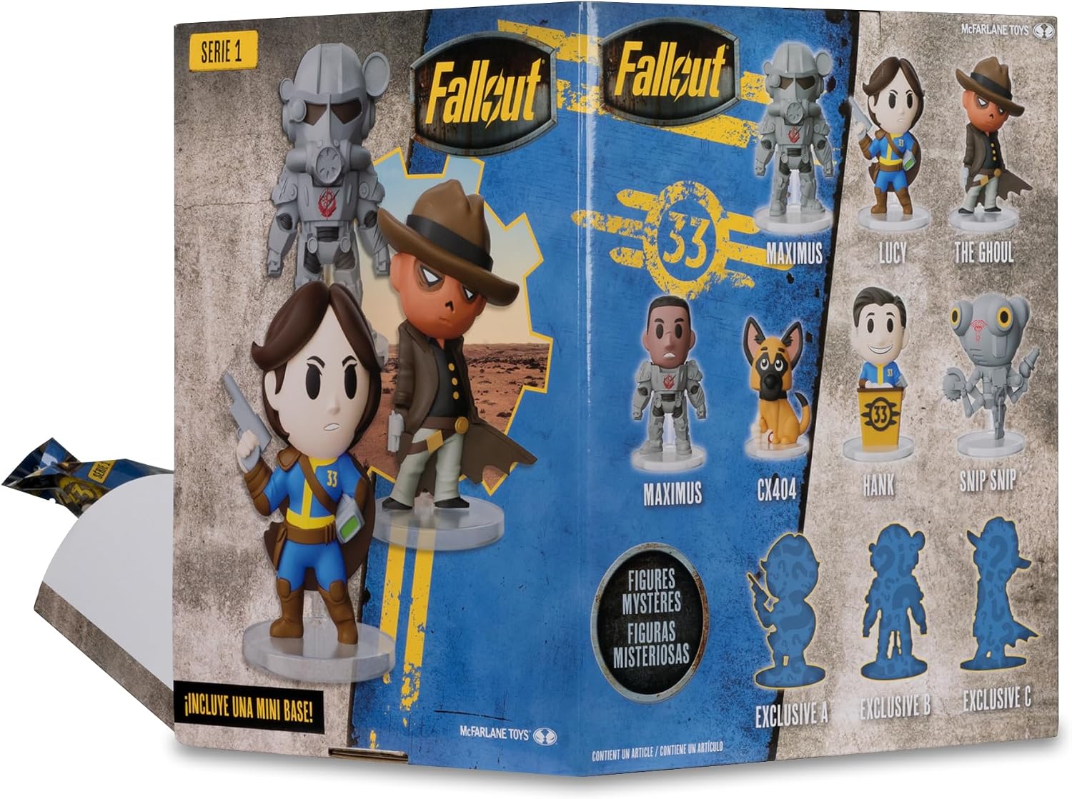 McFarlane Toys- Fallout (Show) 2.5in Mini Figure Full Case (Series 1) 24 Blind Bags