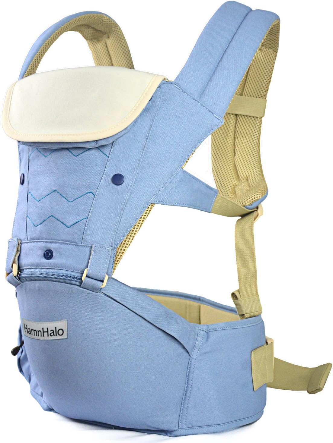 Detachable Baby Carriers Multifunctional 4 in 1 Child Carriers with Hip Seat M10 Blue